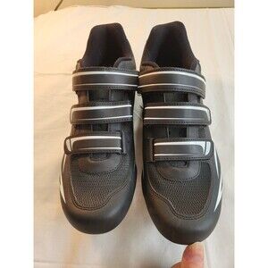 Besroad Men's Cycling Shoes Size 45 (US12), Excellent Used Condition, Black/whit
